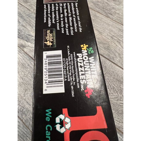 White‎ Mountain Winter Wonderland 1000 Pc Jigsaw Puzzle Terry Redlin 571S USA - Picture 9 of 11